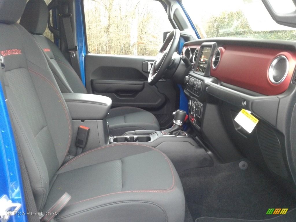 2020 Gladiator Rubicon 4x4 - Hydro Blue Pearl / Black photo #19