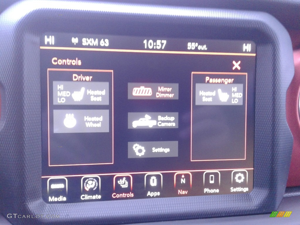 2020 Gladiator Rubicon 4x4 - Hydro Blue Pearl / Black photo #25