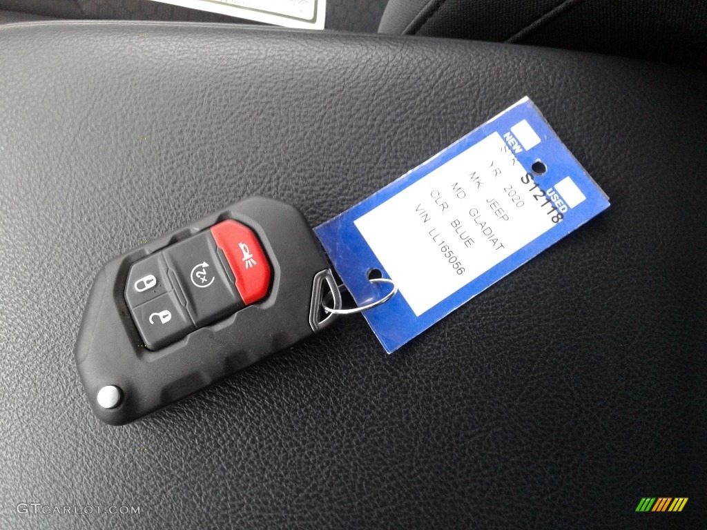 2020 Gladiator Rubicon 4x4 - Hydro Blue Pearl / Black photo #33