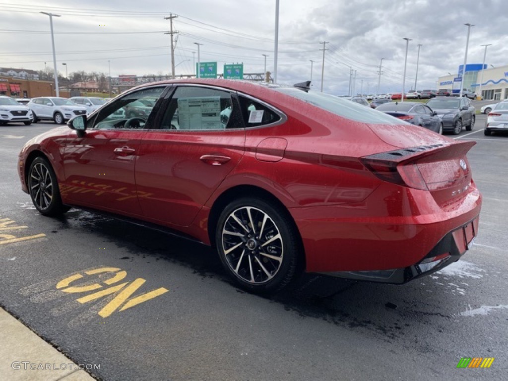 2020 Sonata SEL Plus - Calypso Red / Black photo #6