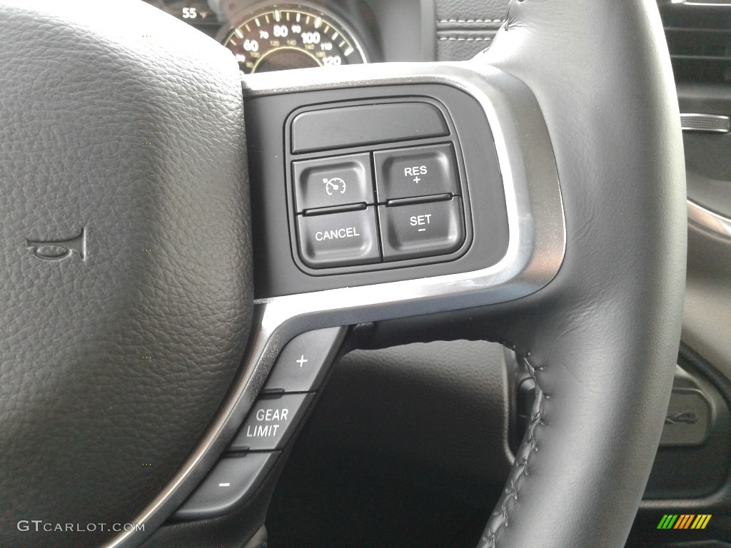 2020 Ram 2500 Laramie Crew Cab 4x4 Black Steering Wheel Photo #136693245