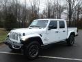 2020 Bright White Jeep Gladiator Overland 4x4  photo #2