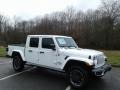 2020 Bright White Jeep Gladiator Overland 4x4  photo #4