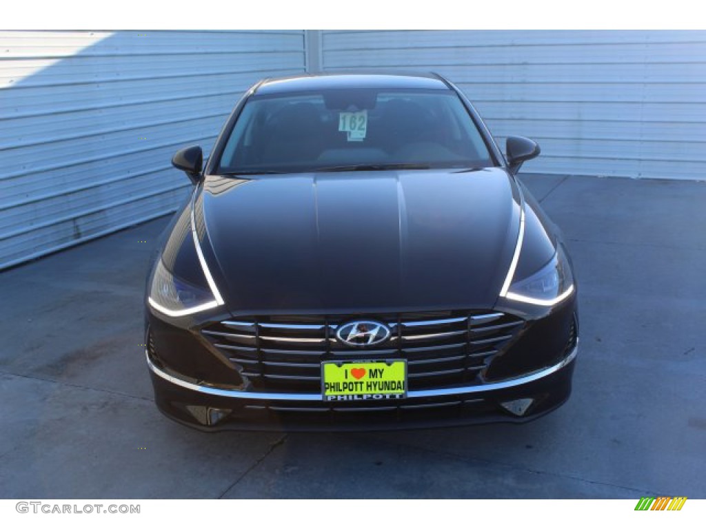 2020 Sonata SE - Phantom Black / Black photo #3