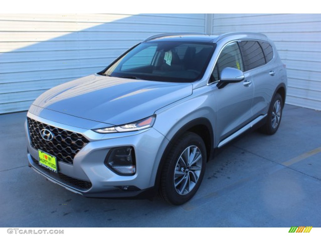 2020 Santa Fe SEL - Shimmering Silver Pearl / Black photo #4