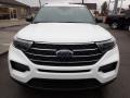 2020 Oxford White Ford Explorer XLT 4WD  photo #2