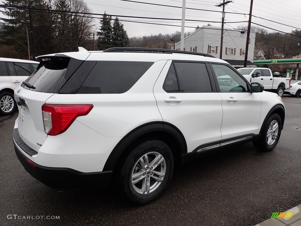 2020 Explorer XLT 4WD - Oxford White / Ebony photo #5