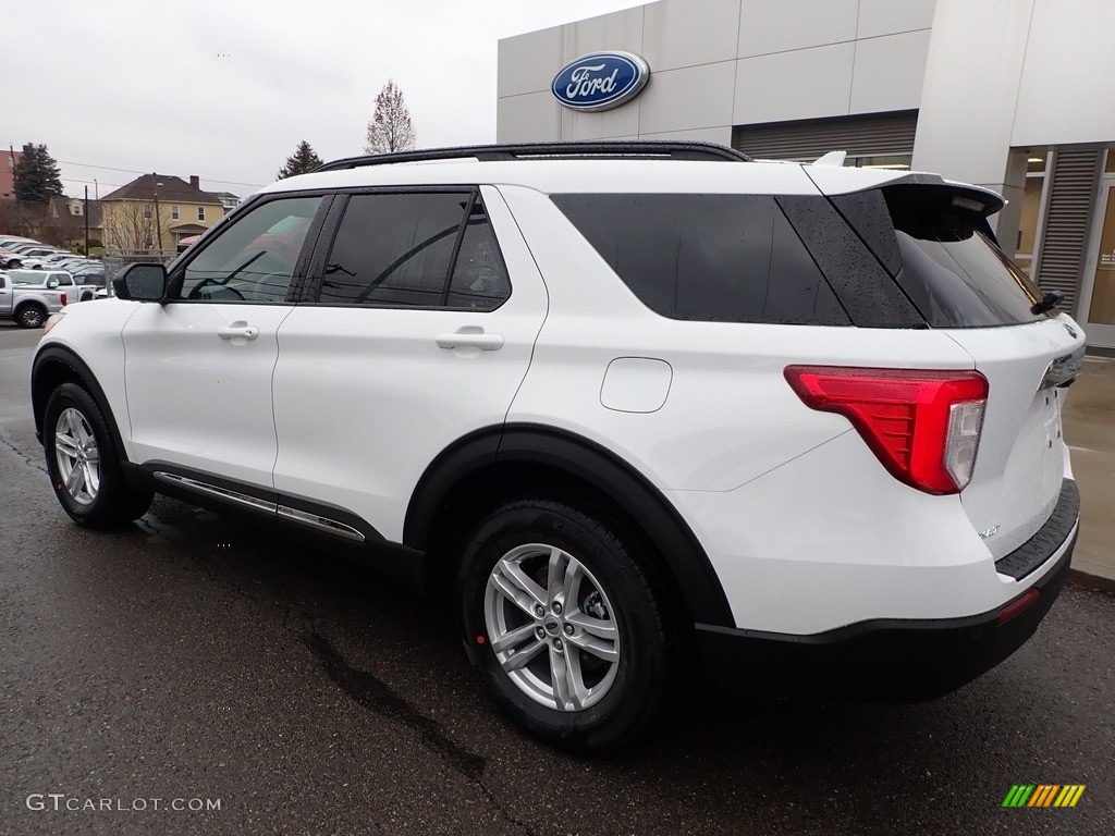 2020 Explorer XLT 4WD - Oxford White / Ebony photo #8