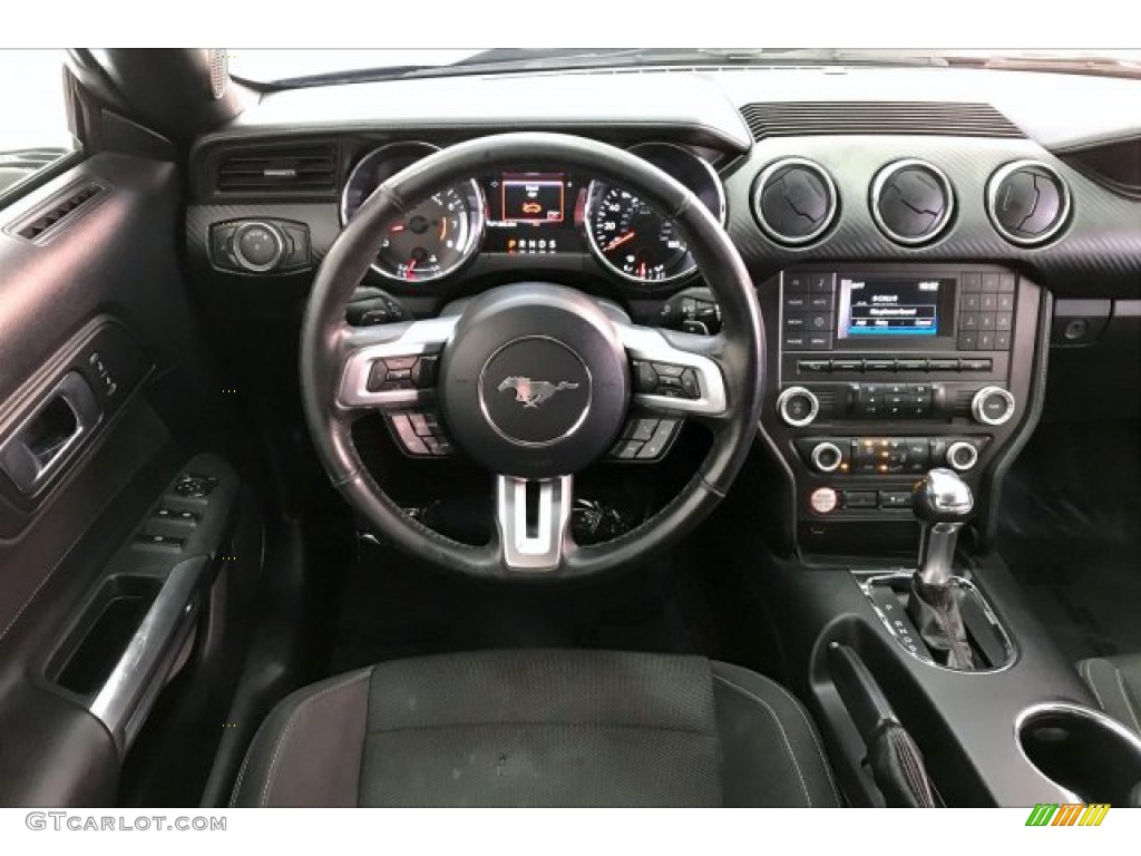 2015 Mustang V6 Convertible - Deep Impact Blue Metallic / Ebony photo #4