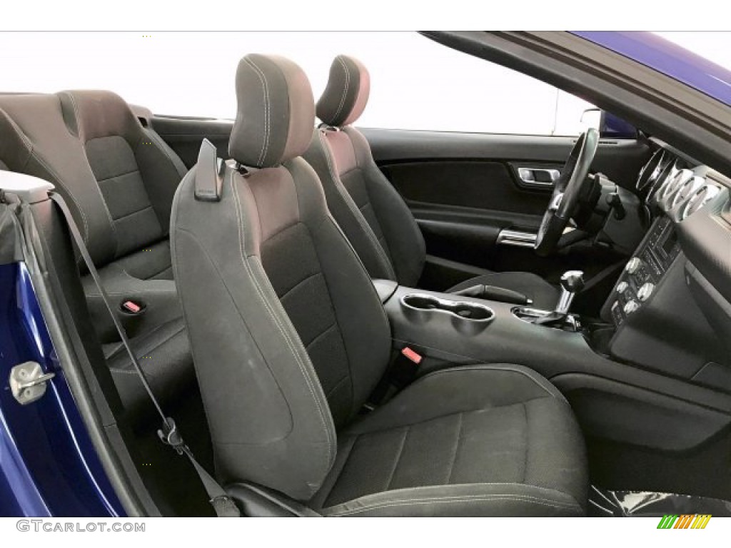 2015 Mustang V6 Convertible - Deep Impact Blue Metallic / Ebony photo #6
