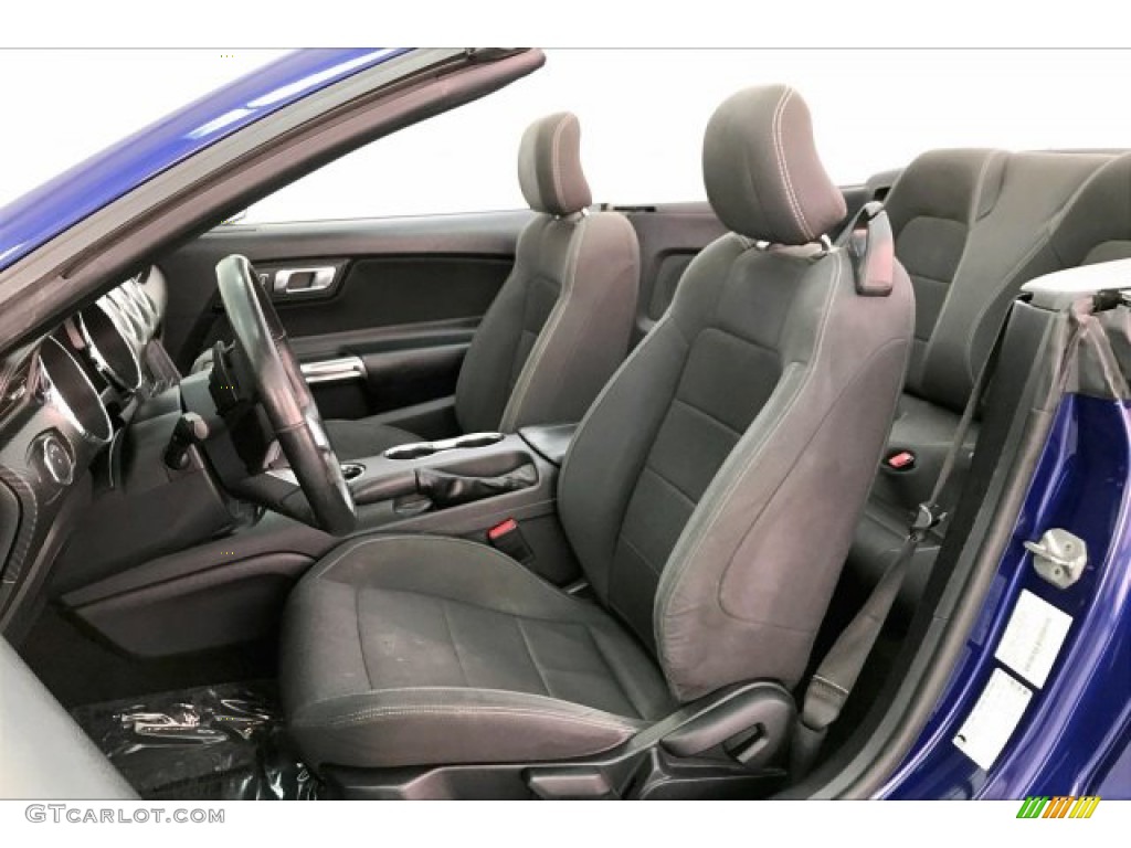 2015 Mustang V6 Convertible - Deep Impact Blue Metallic / Ebony photo #13