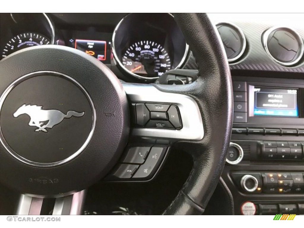 2015 Mustang V6 Convertible - Deep Impact Blue Metallic / Ebony photo #18