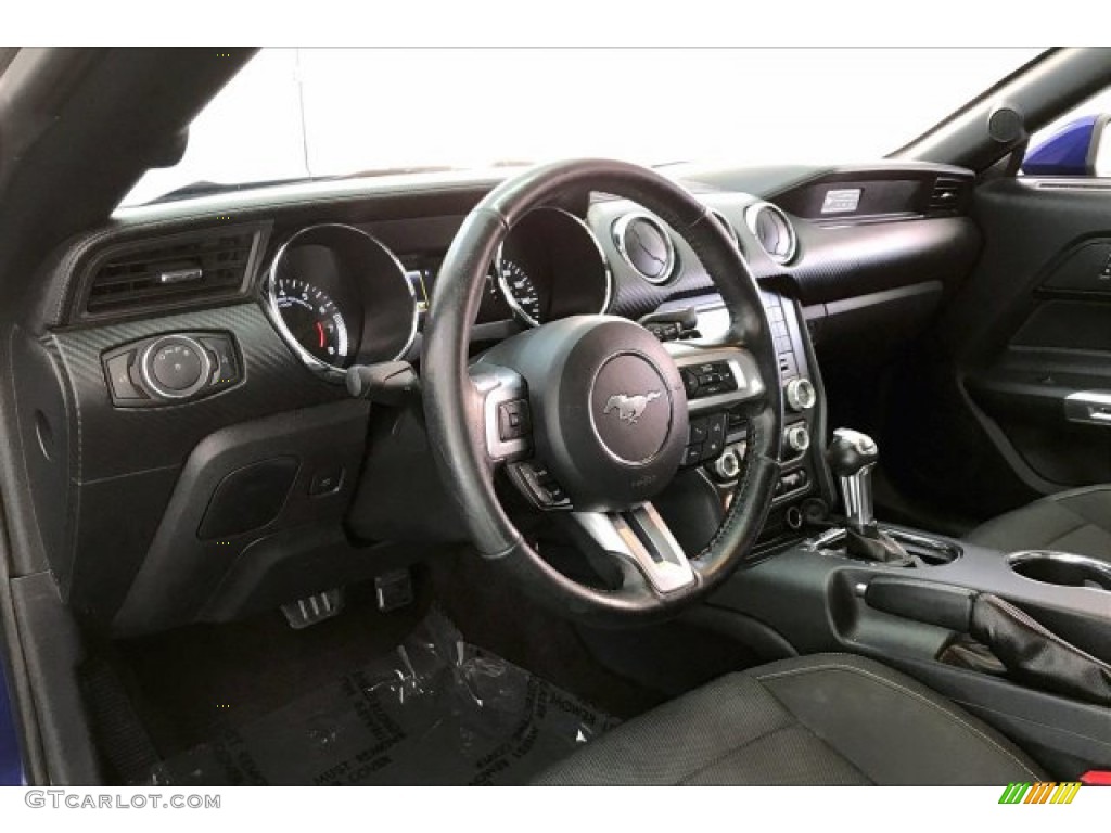 2015 Mustang V6 Convertible - Deep Impact Blue Metallic / Ebony photo #20