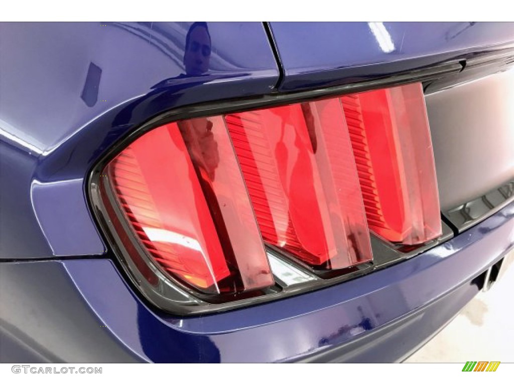 2015 Mustang V6 Convertible - Deep Impact Blue Metallic / Ebony photo #24
