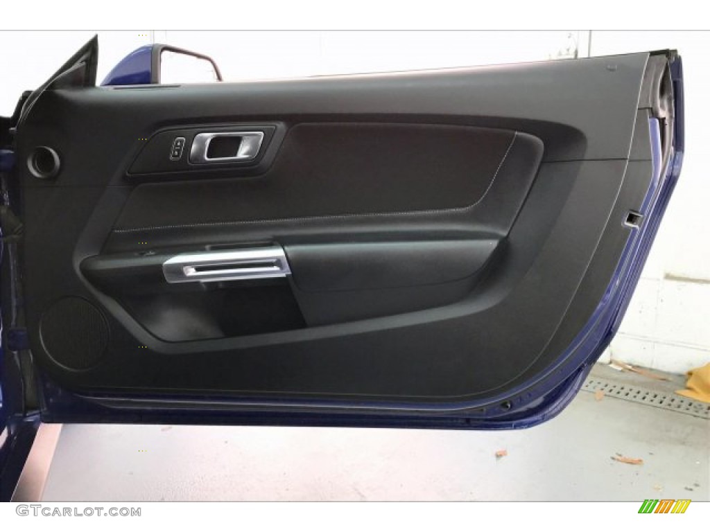 2015 Mustang V6 Convertible - Deep Impact Blue Metallic / Ebony photo #27