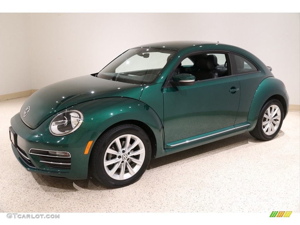 2017 Beetle 1.8T SE Coupe - Bottle Green Metallic / Titan Black photo #3