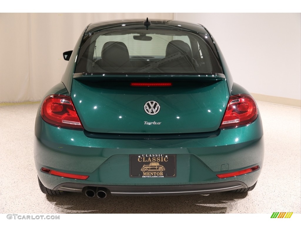 2017 Beetle 1.8T SE Coupe - Bottle Green Metallic / Titan Black photo #15