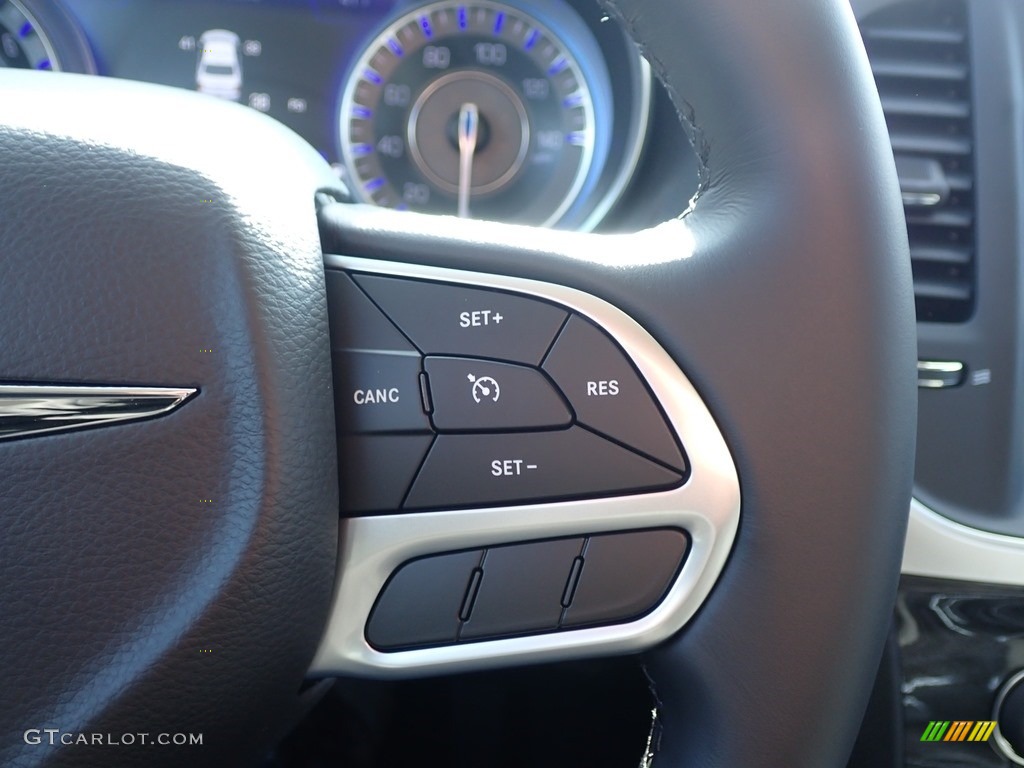 2020 Chrysler 300 Touring AWD Black Steering Wheel Photo #136700724