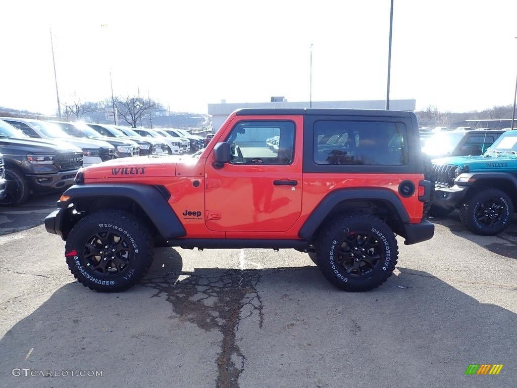 Punkn Metallic 2020 Jeep Wrangler Willys 4x4 Exterior Photo #136700817