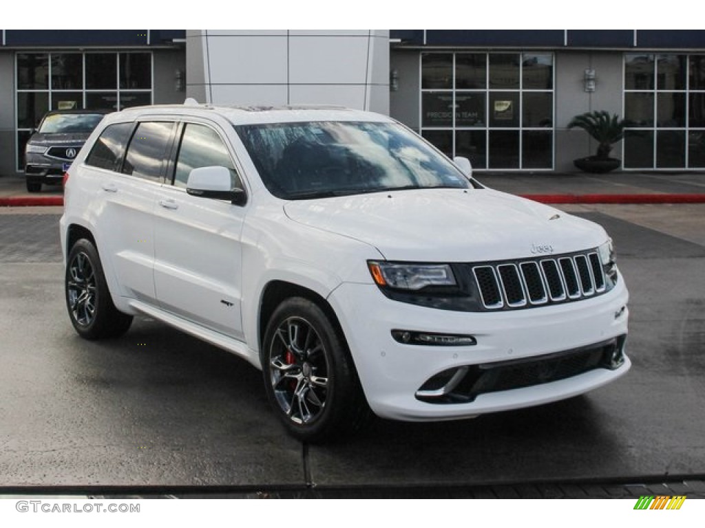 Bright White 2015 Jeep Grand Cherokee SRT 4x4 Exterior Photo #136704450