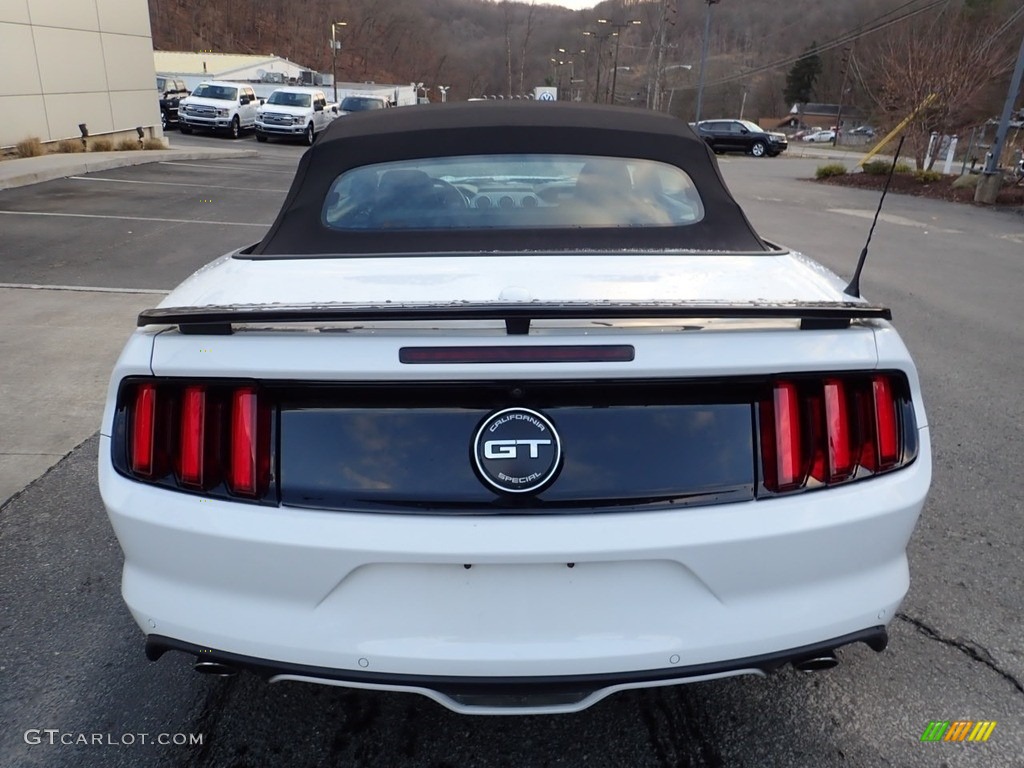 2017 Mustang GT California Speical Convertible - Oxford White / California Special Ebony Leather/Miko Suede photo #3