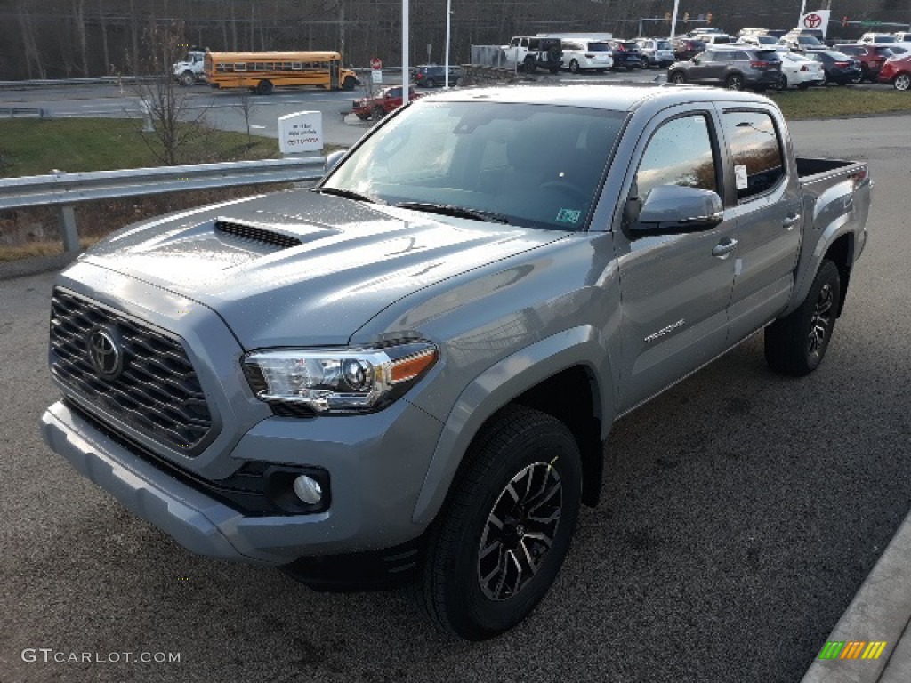 2020 Tacoma TRD Sport Double Cab 4x4 - Cement / TRD Cement/Black photo #26