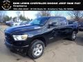 2020 Diamond Black Crystal Pearl Ram 1500 Big Horn Crew Cab 4x4  photo #1