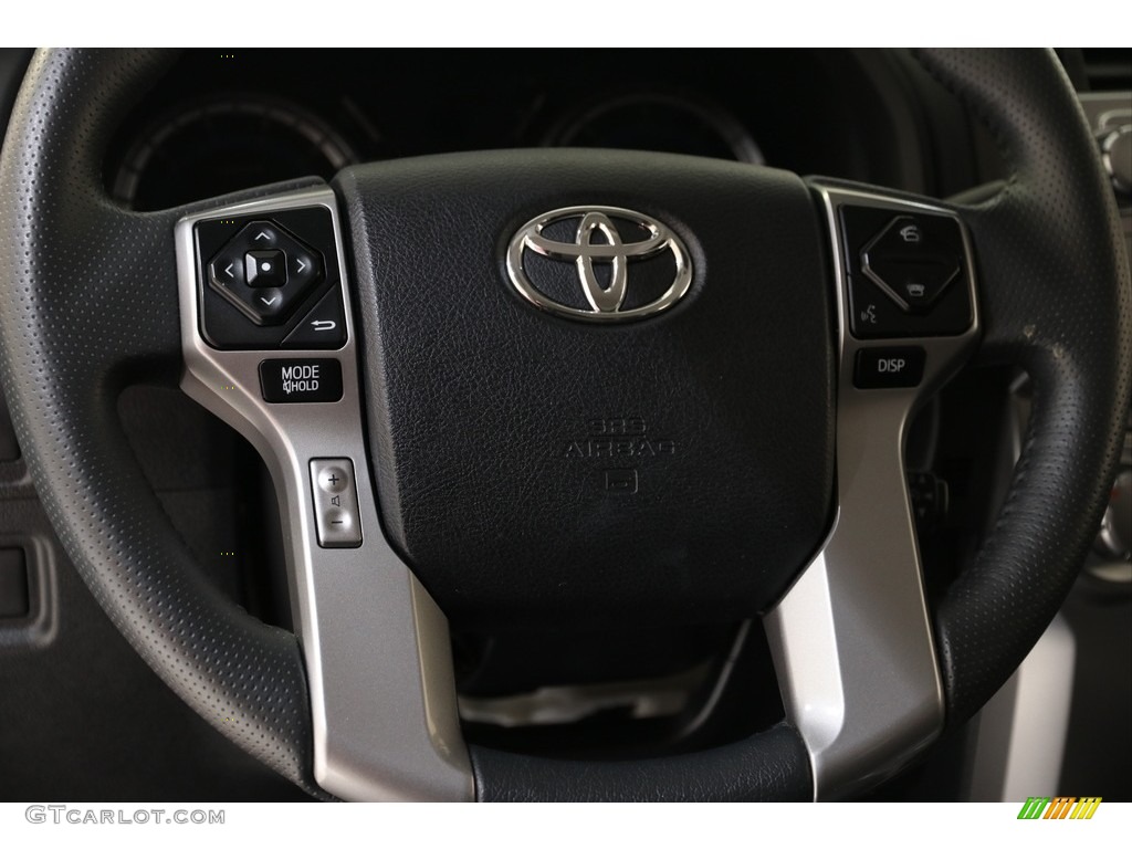 2019 Toyota 4Runner SR5 Premium 4x4 Black Steering Wheel Photo #136711500