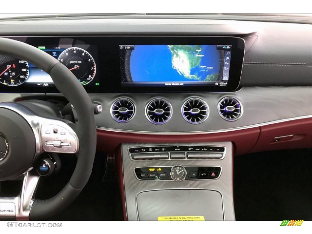 2020 Mercedes-Benz CLS AMG 53 4Matic Coupe Bengal Red/Black Dashboard Photo #136711830