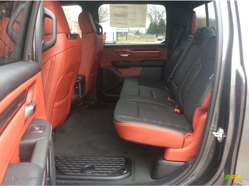 Red/Black Interior 2020 Ram 1500 Rebel Crew Cab 4x4 Photo #136714809