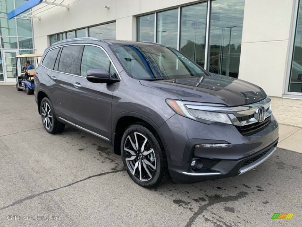 2020 Pilot Touring AWD - Modern Steel Metallic / Black photo #2