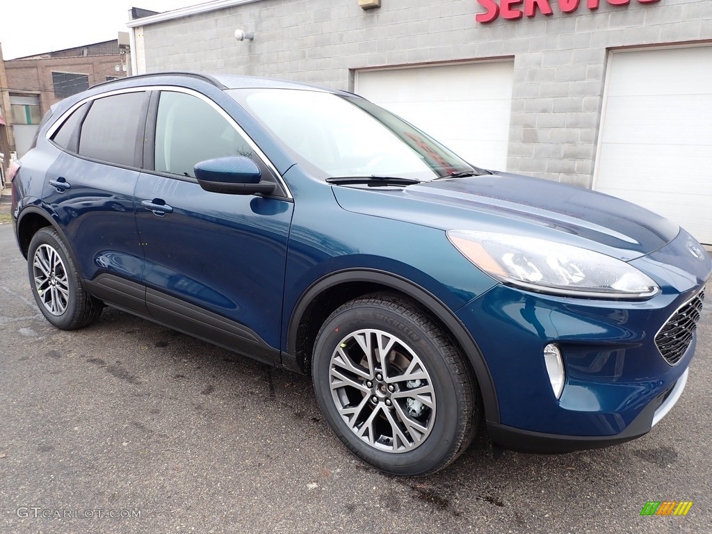 Dark Persian Green Metallic 2020 Ford Escape SEL 4WD Exterior Photo #136719189