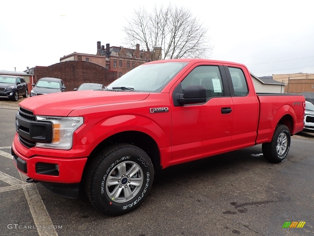 Race Red 2020 Ford F150 XL SuperCab 4x4 Exterior Photo #136719501