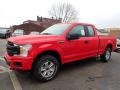 2020 Race Red Ford F150 XL SuperCab 4x4  photo #6