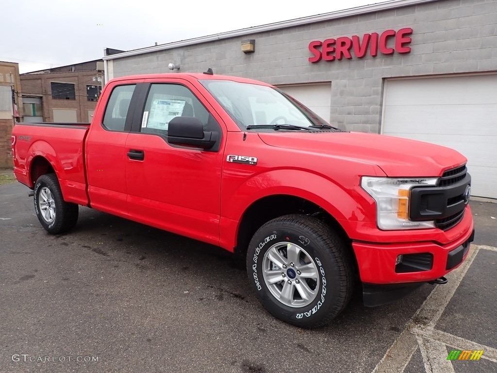 Race Red 2020 Ford F150 XL SuperCab 4x4 Exterior Photo #136719541