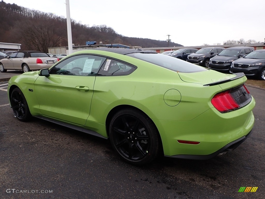 2020 Mustang GT Premium Fastback - Grabber Lime / Ebony/Recaro Leather Trimmed photo #4