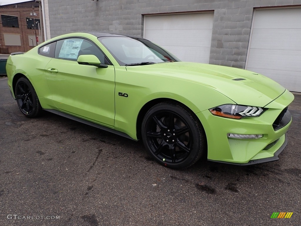 Grabber Lime 2020 Ford Mustang GT Premium Fastback Exterior Photo #136720983