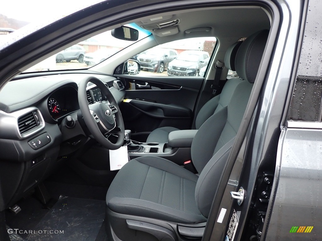 Black Interior 2020 Kia Sorento LX AWD Photo #136721823