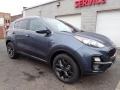 Pacific Blue - Sportage S AWD Photo No. 9
