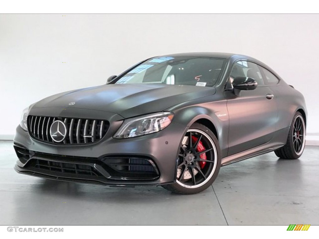 2020 C AMG 63 S Coupe - designo Graphite Grey Magno (Matte) / Magma Gray/Black photo #12