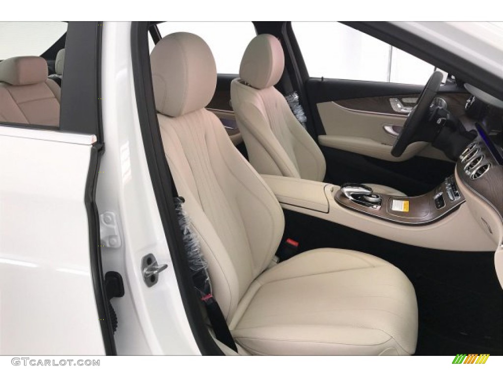 Macchiato Beige/Black Interior 2020 Mercedes-Benz E 350 Sedan Photo #136724526