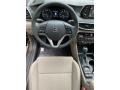2020 Hyundai Tucson Beige Interior Steering Wheel Photo