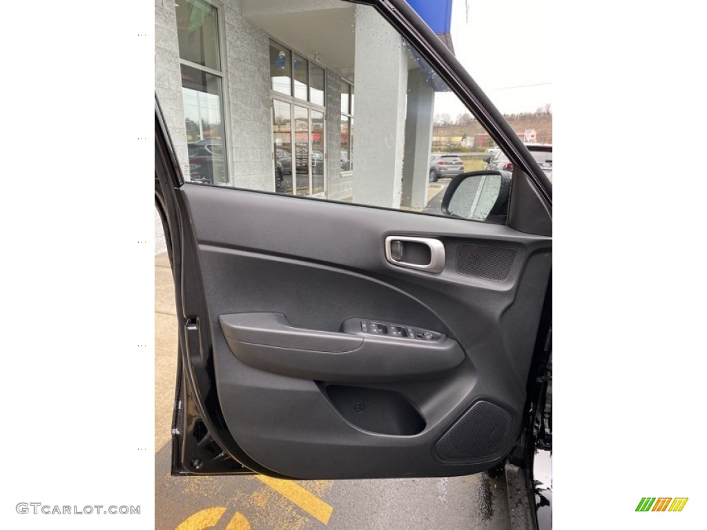 2020 Hyundai Venue SEL Black Door Panel Photo #136725579