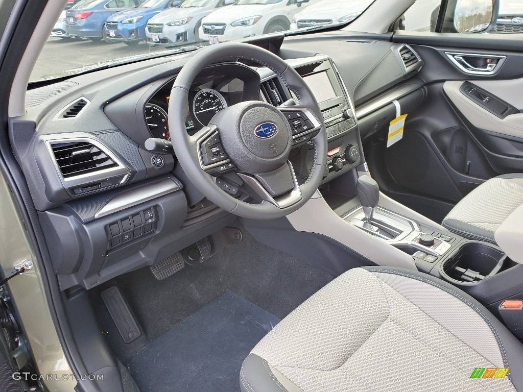 Gray Interior 2020 Subaru Forester 2.5i Premium Photo #136727761