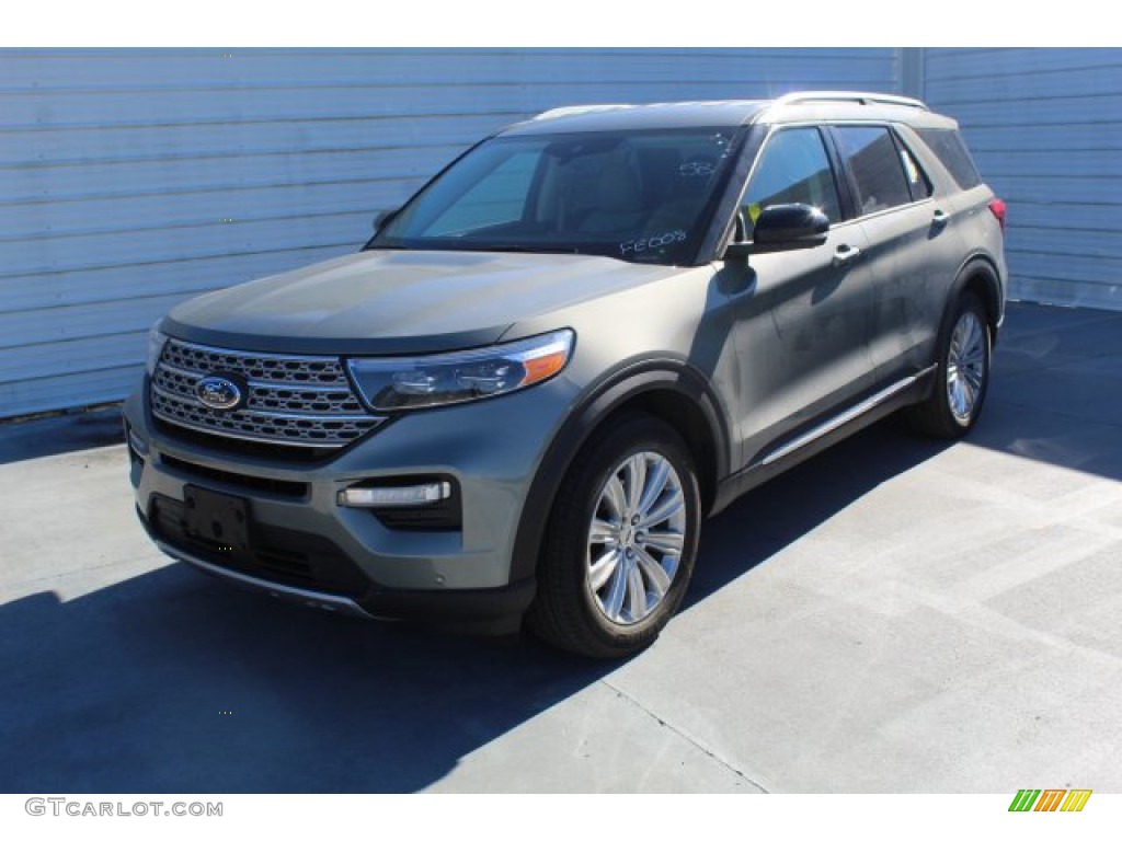 2020 Explorer Limited - Silver Spruce Metallic / Sandstone photo #4