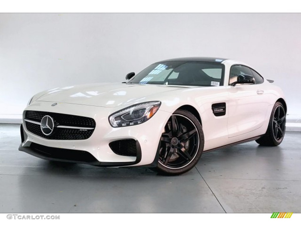 designo Diamond White Metallic 2017 Mercedes-Benz AMG GT Coupe Exterior Photo #136728574