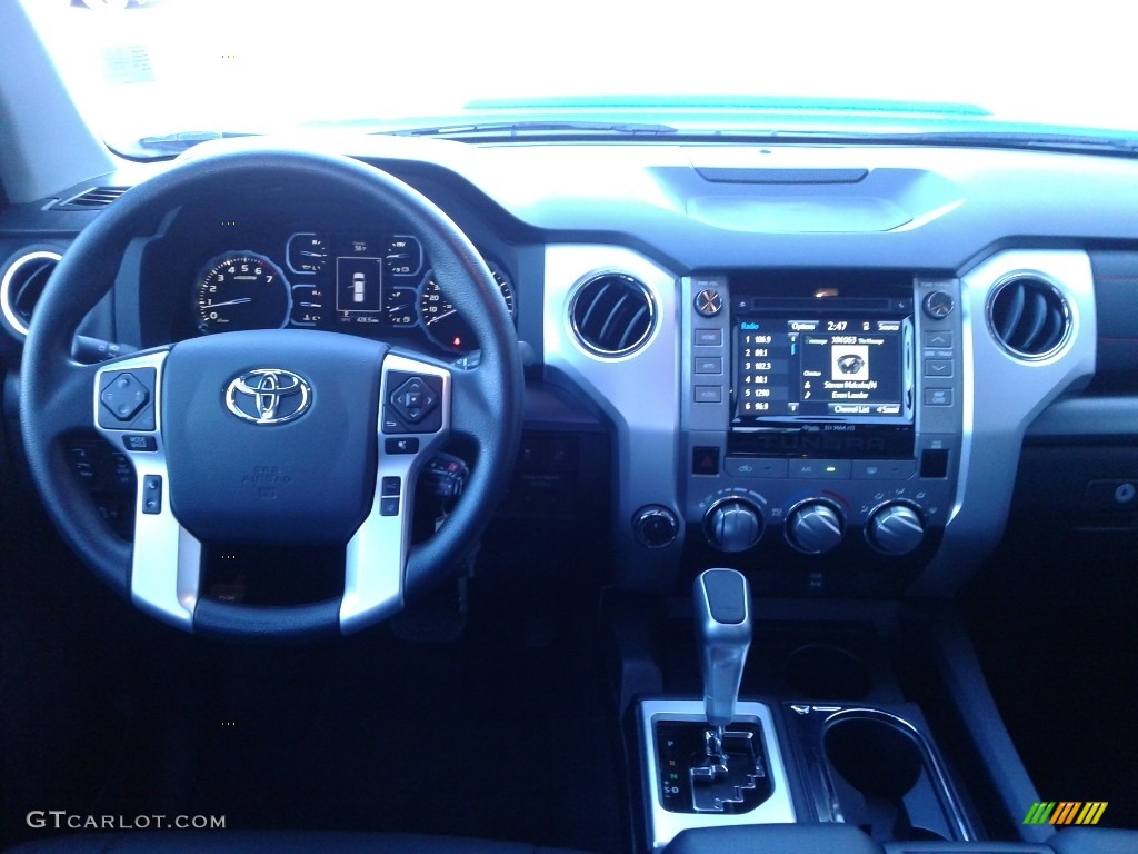 2019 Toyota Tundra TRD Pro CrewMax 4x4 TRD Pro Black w/Red Accent Dashboard Photo #136728583