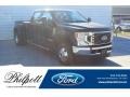 Agate Black 2020 Ford F350 Super Duty XLT Crew Cab 4x4