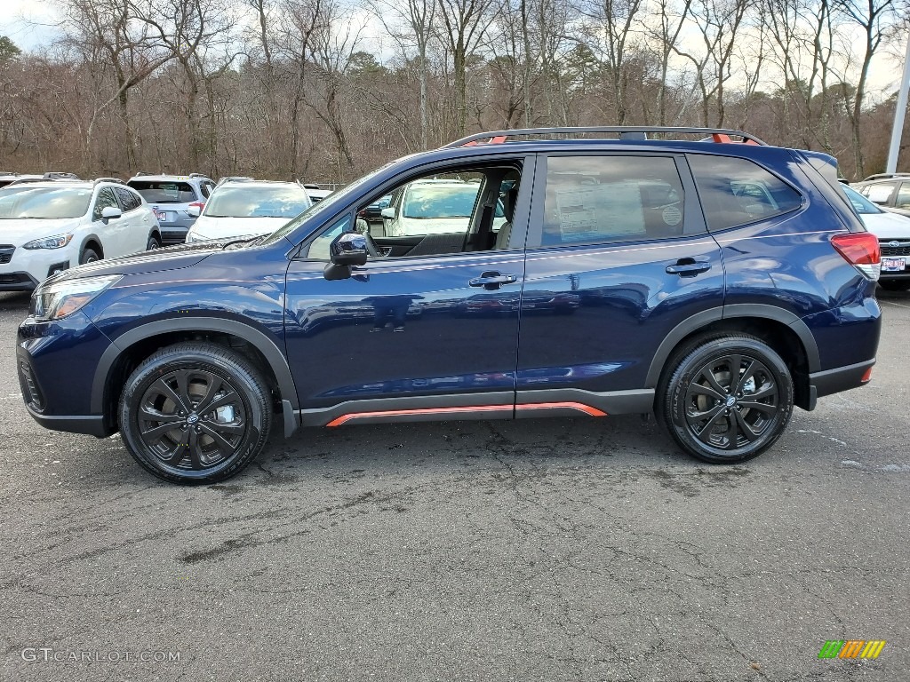 Dark Blue Pearl 2020 Subaru Forester 2.5i Sport Exterior Photo #136729084