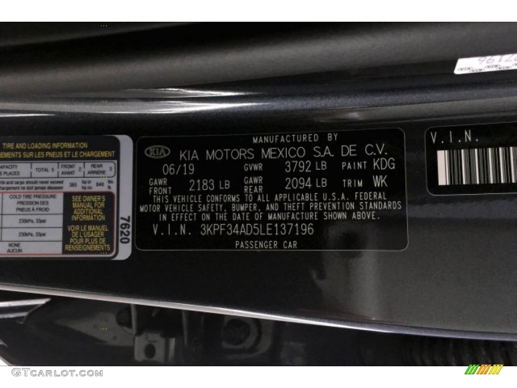 2020 Forte Color Code KDG for Gravity Grey Photo #136729906